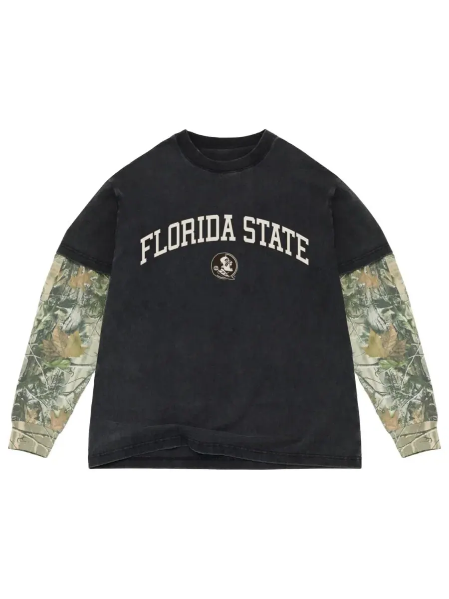 Футболка с длинным рукавом с принтом Back Bay Twofer Heavyweight Uscape Apparel
