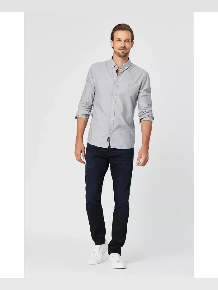 Мужские джинсы Mavi Jake Slim Leg в темном индиго Williamsburg Mavi Jeans — изображение 1 из 5