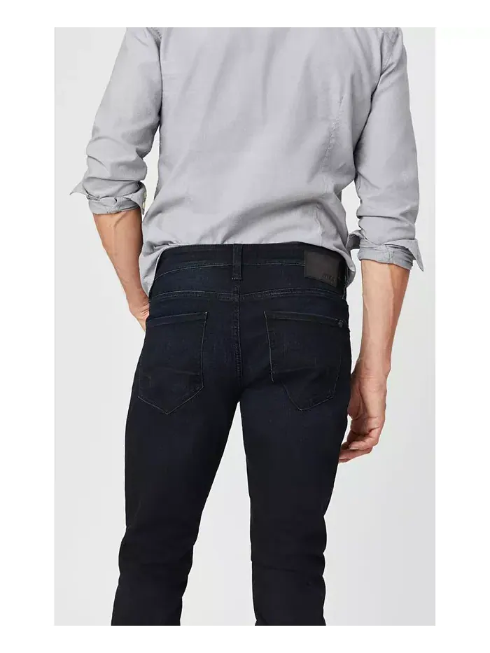 Мужские джинсы Mavi Jake Slim Leg в темном индиго Williamsburg Mavi Jeans — изображение 3 из 5