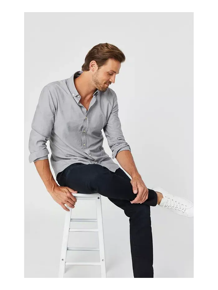 Мужские джинсы Mavi Jake Slim Leg в темном индиго Williamsburg Mavi Jeans — изображение 4 из 5