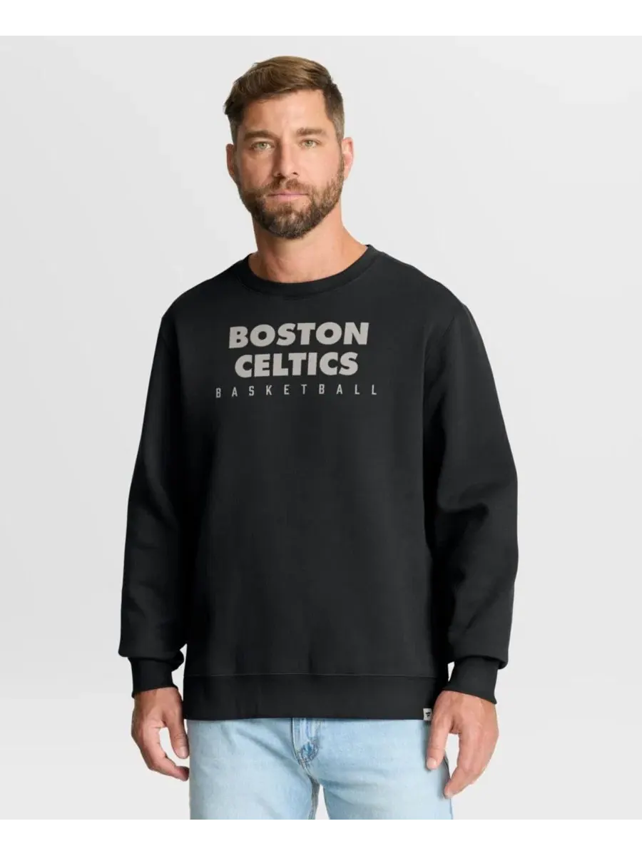 Свитшот-пуловер с принтом Defensive Rotation Drill Boston Celtics Crossover Collection Fanatics — изображение 1 из 5, черный