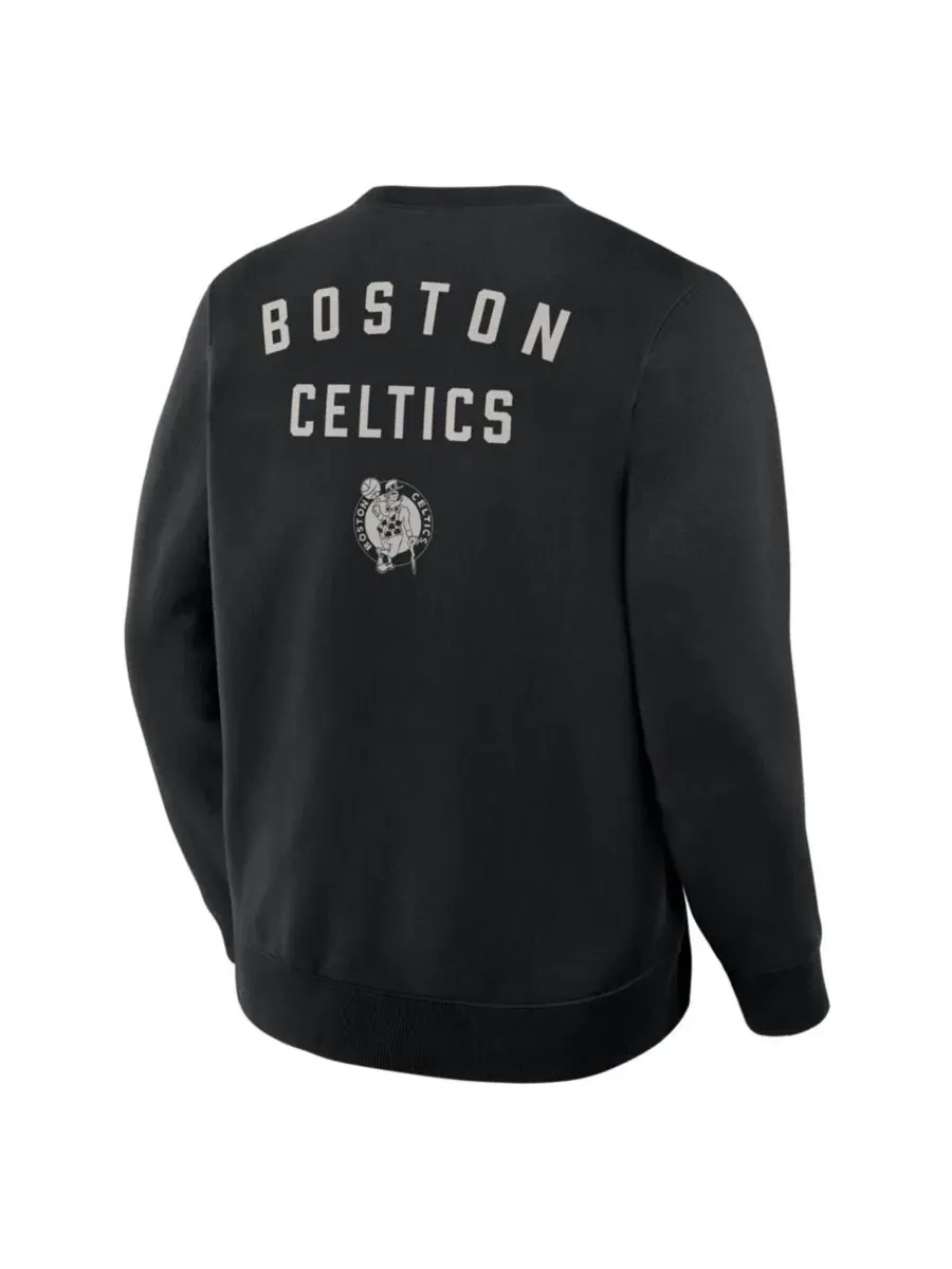 Свитшот-пуловер с принтом Defensive Rotation Drill Boston Celtics Crossover Collection Fanatics — изображение 3 из 5, черный