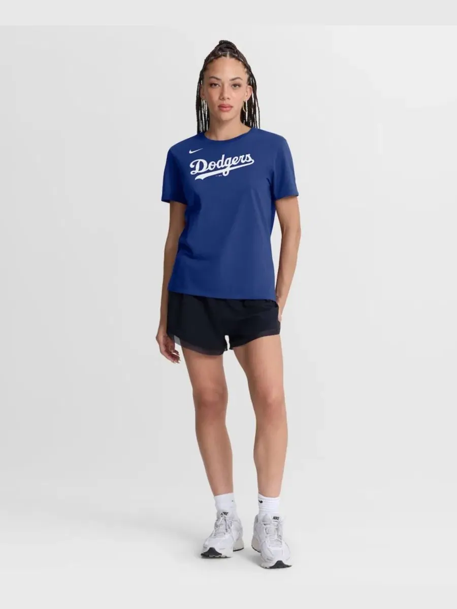 Футболка с принтом Wordmark Nike — изображение 5 из 5, королевский