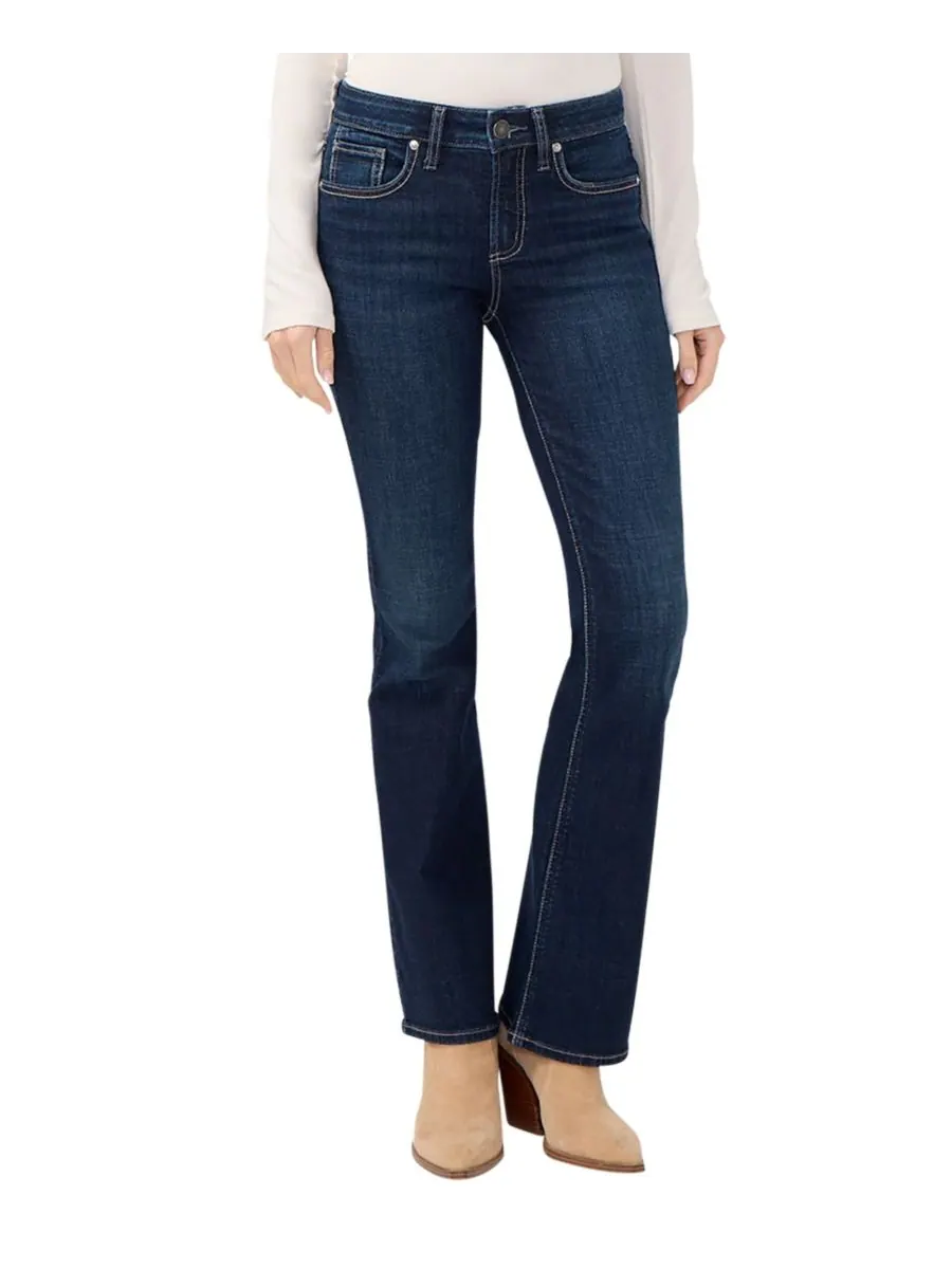 Женские джинсы Suki Mid Rise Curvy Fit Bootcut Silver Jeans Co, Eversley