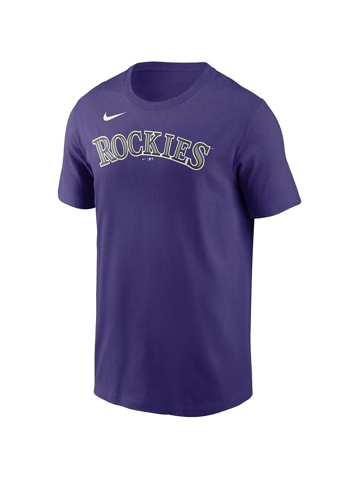 Мужская футболка kris bryant purple colorado rockies с именем и номером игрока Nike — изображение 2 из 3, фиолетовый