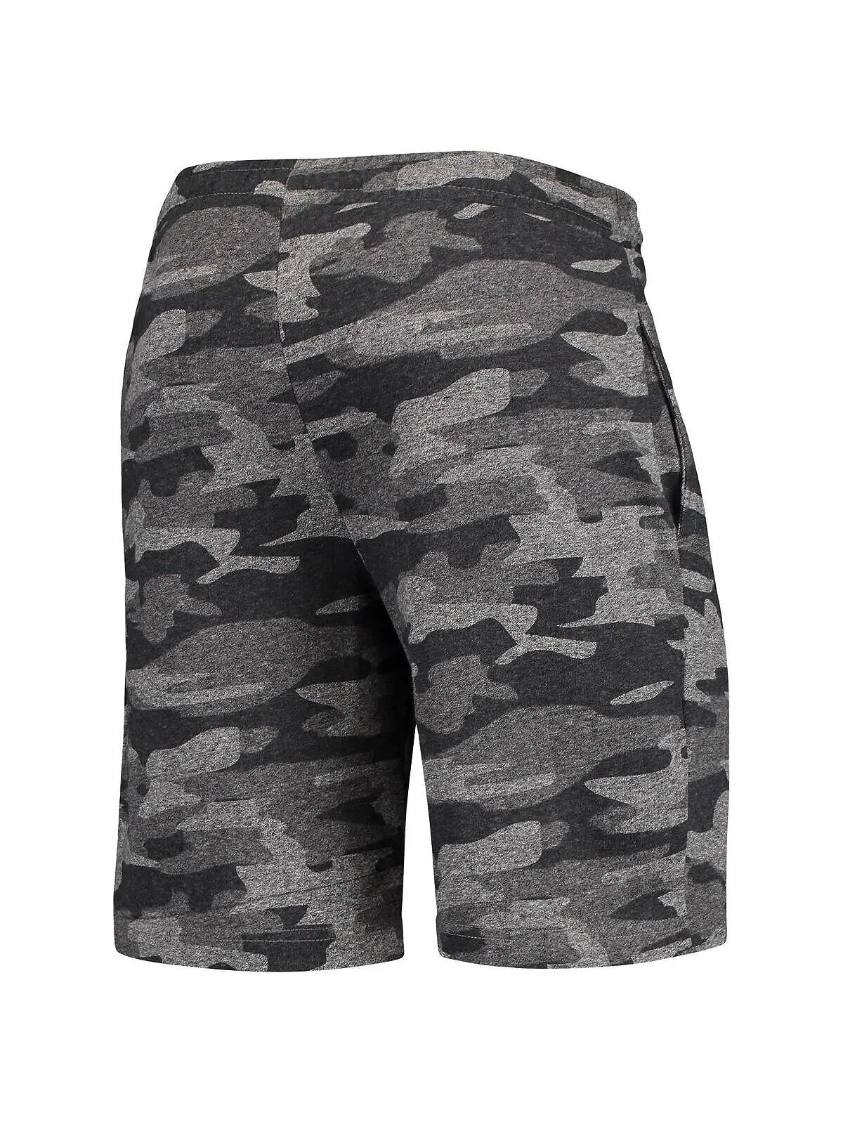 Мужские темно-серые шорты kansas jayhawks camo backup terry jam lounge shorts Concepts Sport — изображение 3 из 3