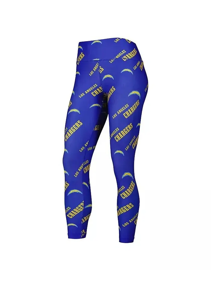 Женские леггинсы для отдыха Royal Los Angeles Chargers с революционным принтом Concepts Sport — изображение 3 из 4