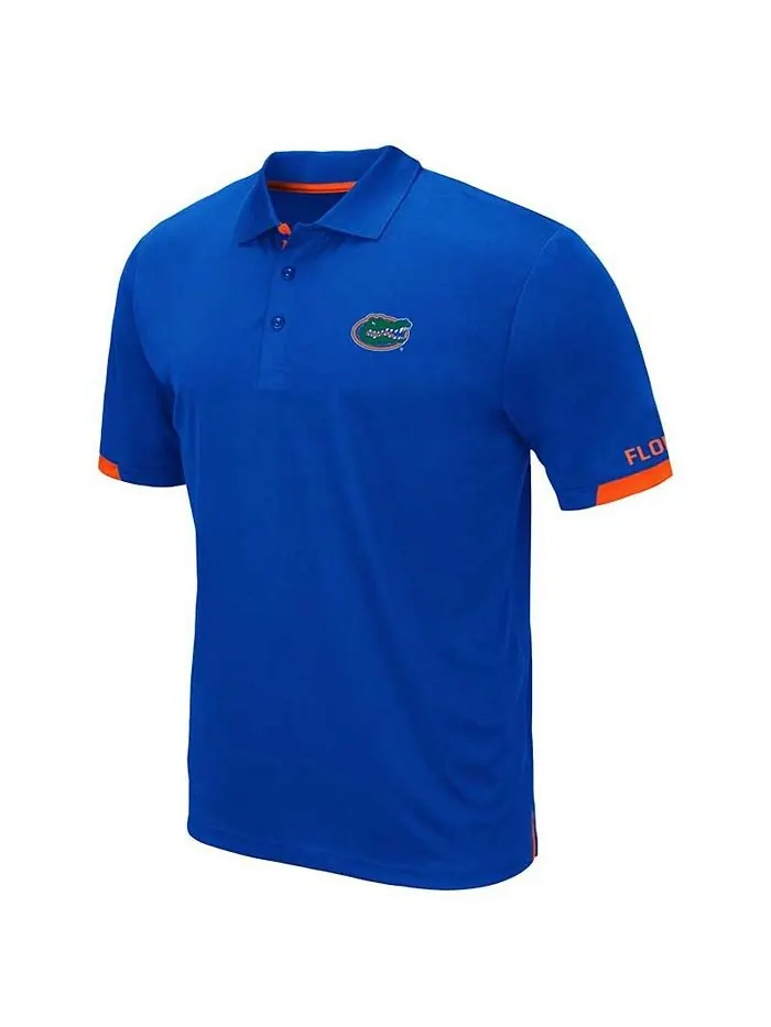 Мужская рубашка-поло Santry Royal Florida Gators Big and Tall Colosseum — изображение 2 из 3, королевский