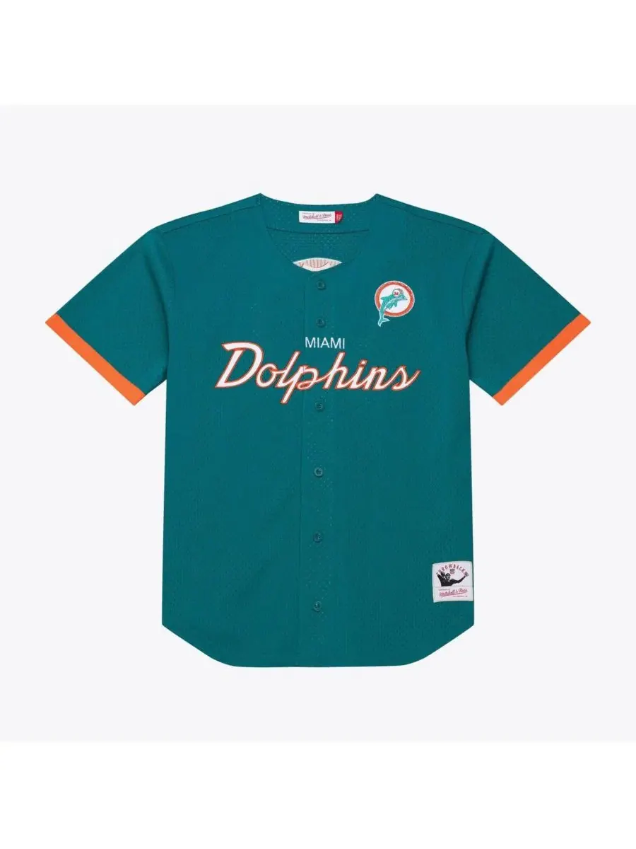 Футболка-джерси с принтом Head Coach Mitchell & Ness — изображение 1 из 4, голубой