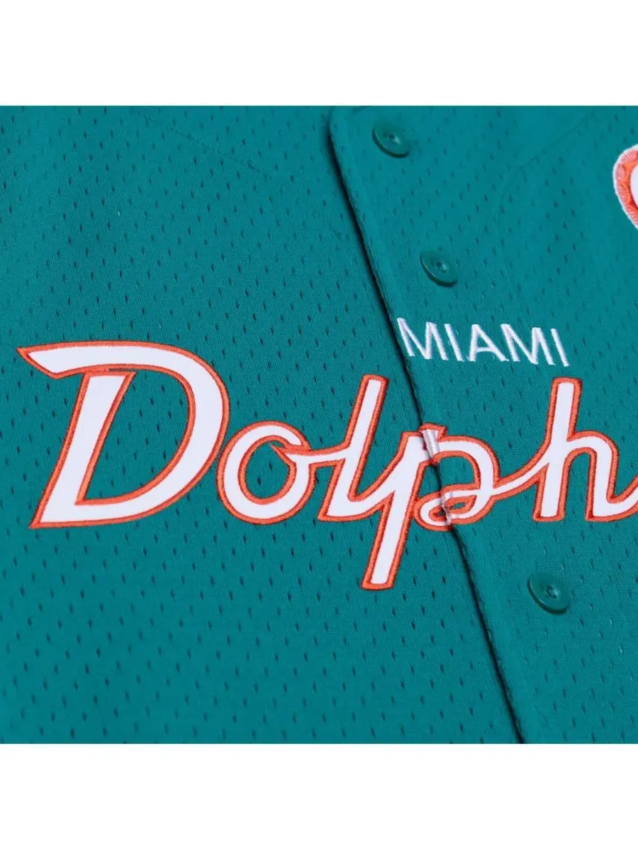 Футболка-джерси с принтом Head Coach Mitchell & Ness — изображение 3 из 4, голубой