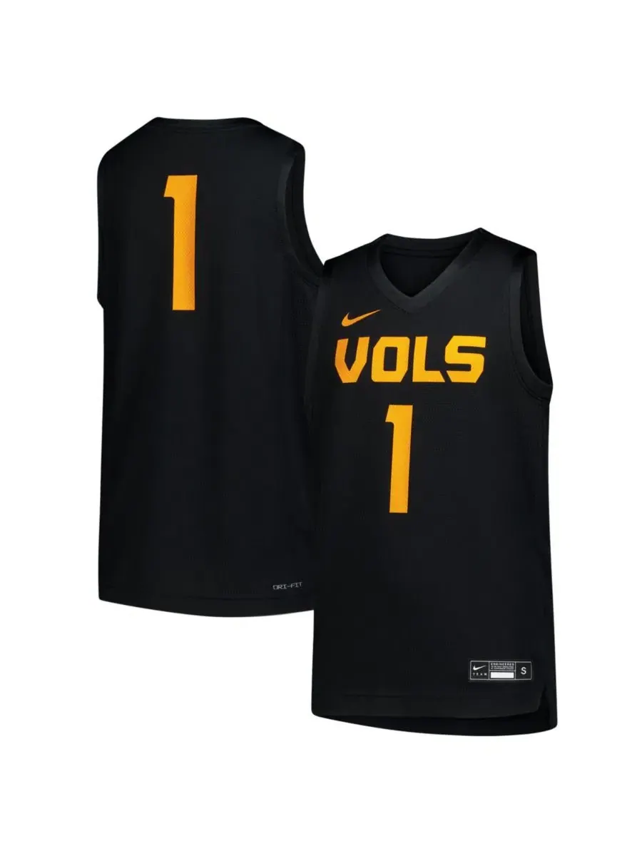 Баскетбольная джерси Nike Tennessee Volunteers Replica — изображение 1 из 3, черный