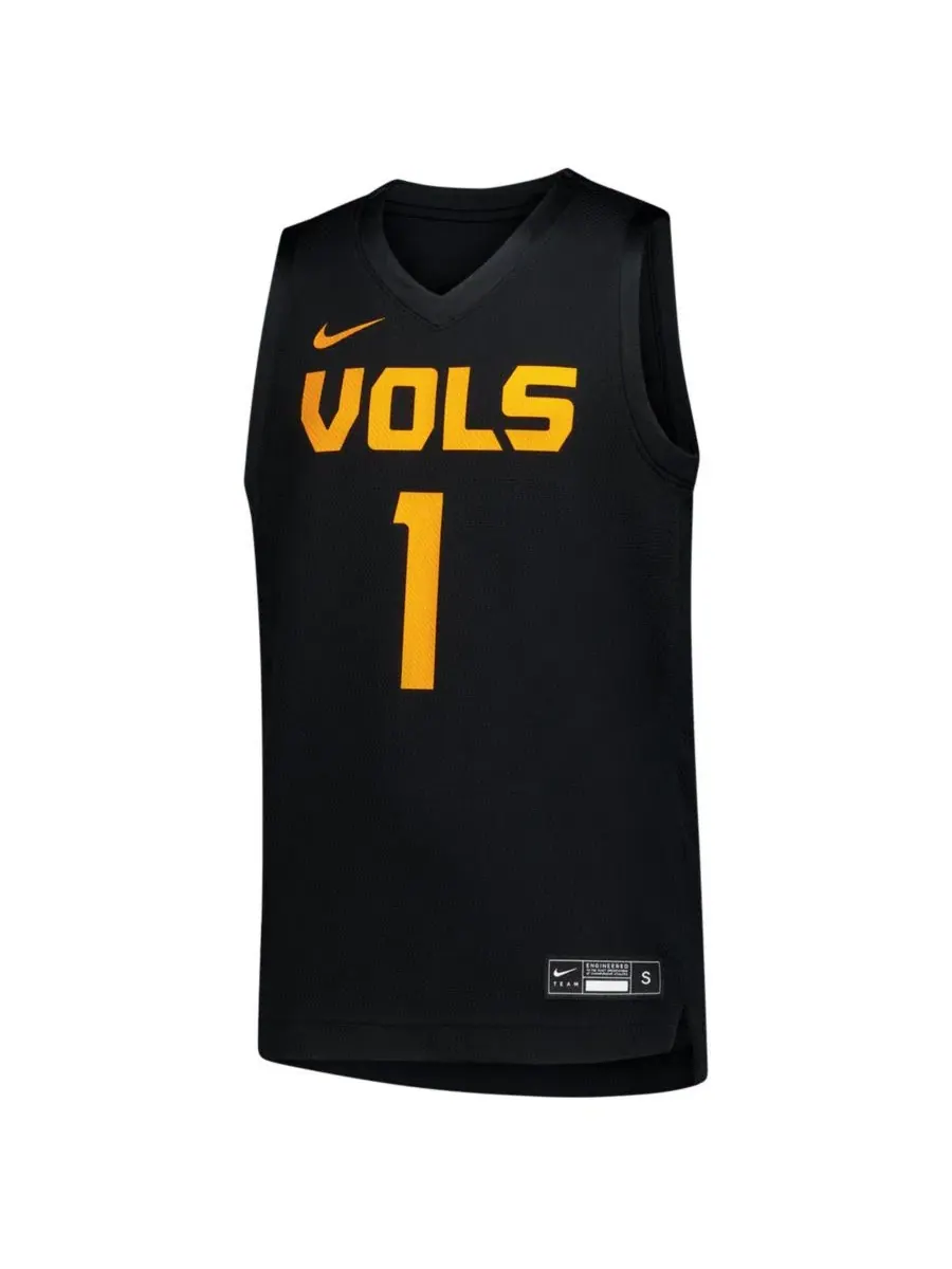 Баскетбольная джерси Nike Tennessee Volunteers Replica — изображение 2 из 3, черный