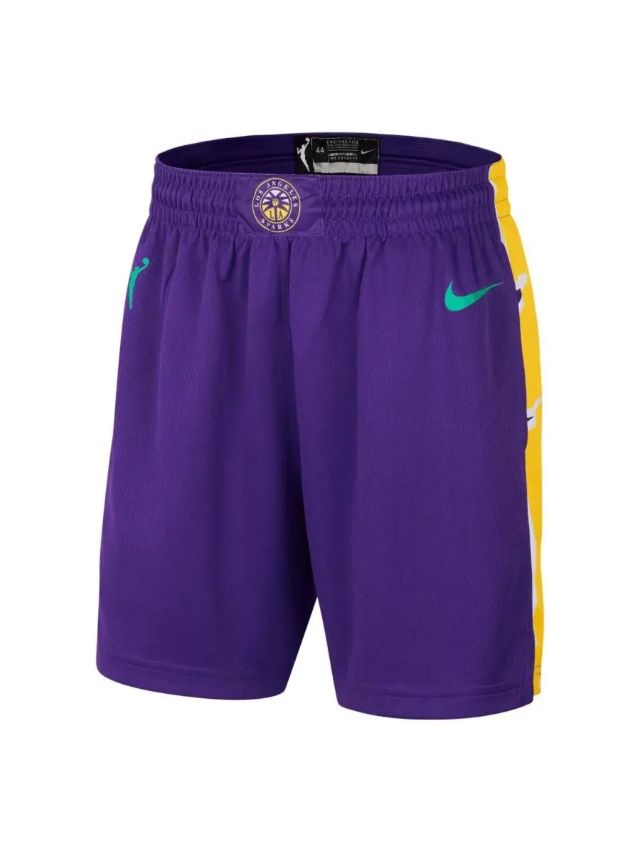 Nike Женская фиолетовая футболка Los Angeles Sparks, посвященная победе на корте — изображение 2 из 3, фиолетовый