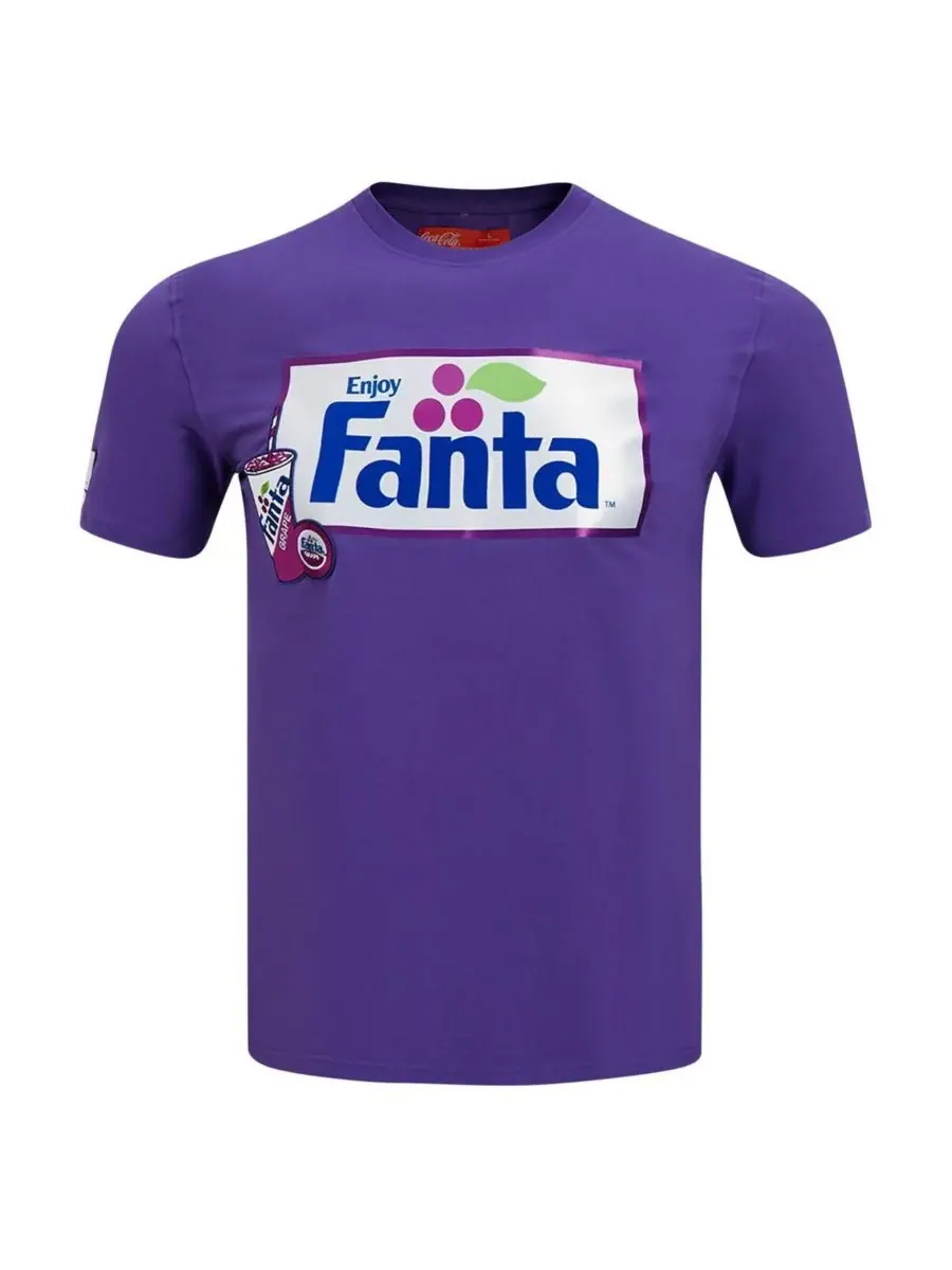 Freeze Max Мужская фиолетовая футболка Fanta Enjoy — изображение 3 из 5, фиолетовый