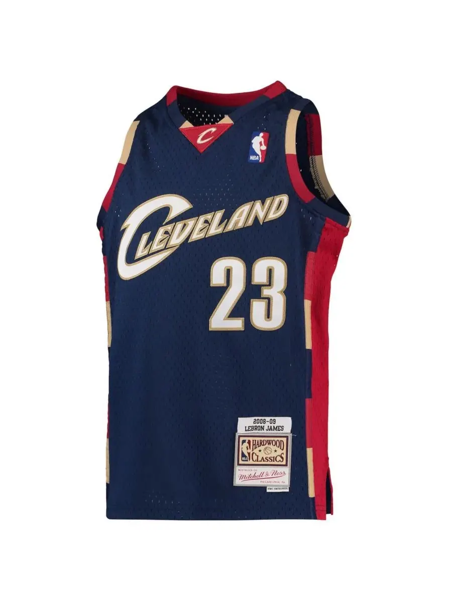 Майка баскетбольная с принтом, модель LeBron James 2008-09 Hardwood Classics Swingman Mitchell & — изображение 2 из 3