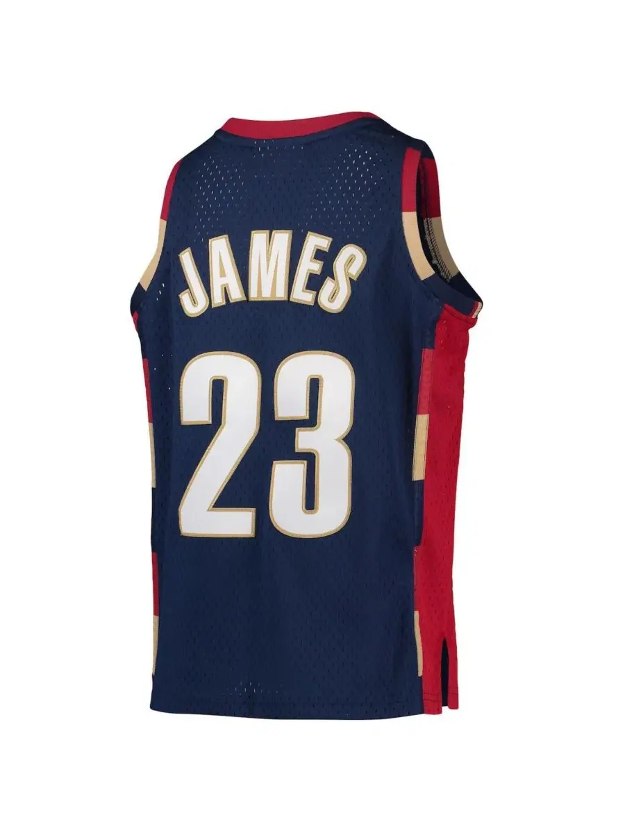 Майка баскетбольная с принтом, модель LeBron James 2008-09 Hardwood Classics Swingman Mitchell & — изображение 3 из 3