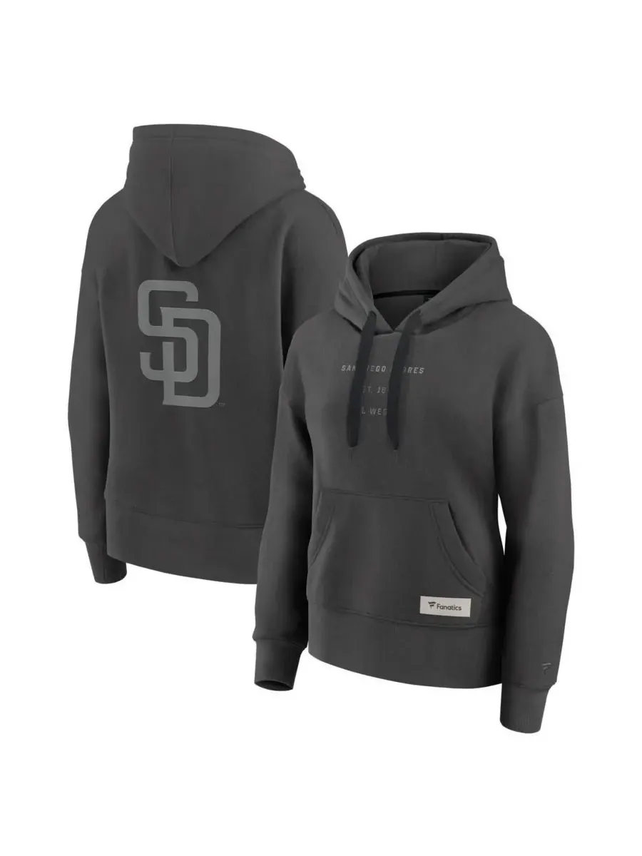 Fanatics Женская толстовка с капюшоном San Diego Padres Elements Future Ground Subtle Tonal цвета — изображение 1 из 3
