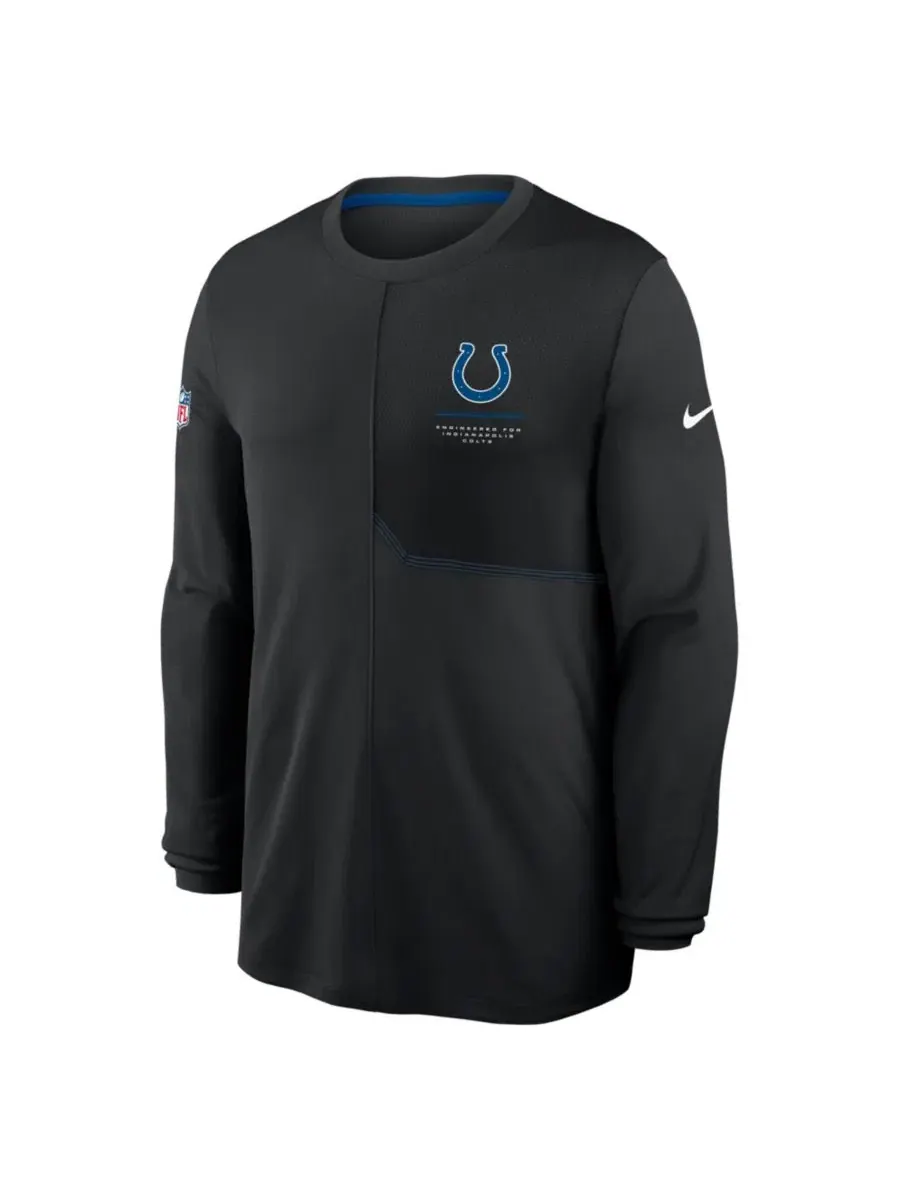 Лонгслив Nike с длинным рукавом, модель Sideline Coaches UV Dri-FIT — изображение 2 из 3, черный