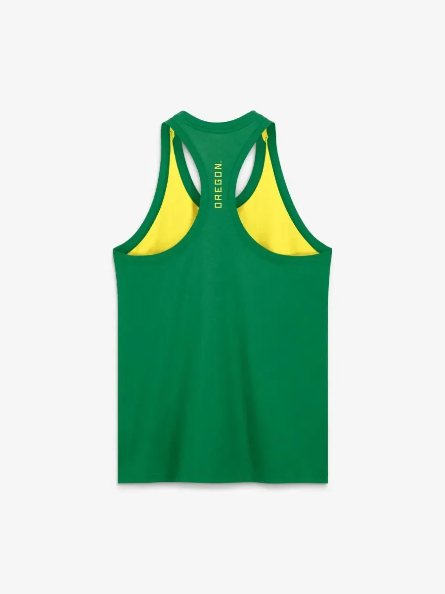 Женская майка-безрукавка с принтом Oregon Ducks Nike — изображение 2 из 5, желтый