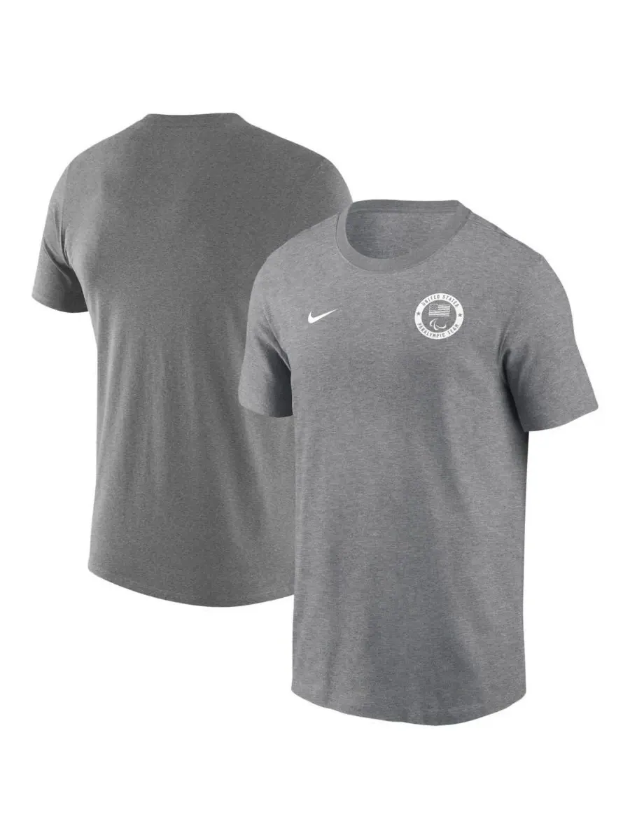 Nike Мужская серая футболка US Paralympics Team Issue Legend Performance — изображение 1 из 3, серый