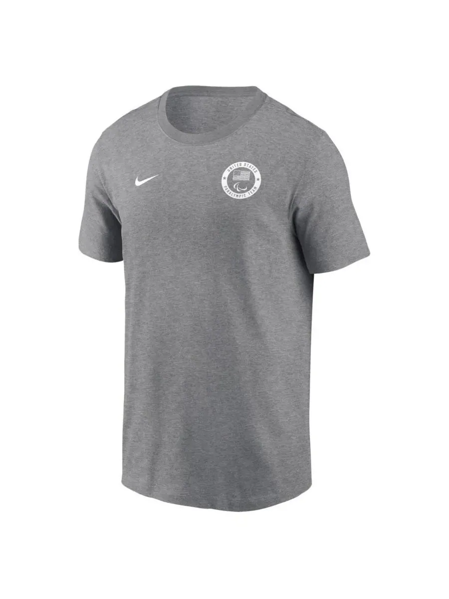 Nike Мужская серая футболка US Paralympics Team Issue Legend Performance — изображение 3 из 3, серый