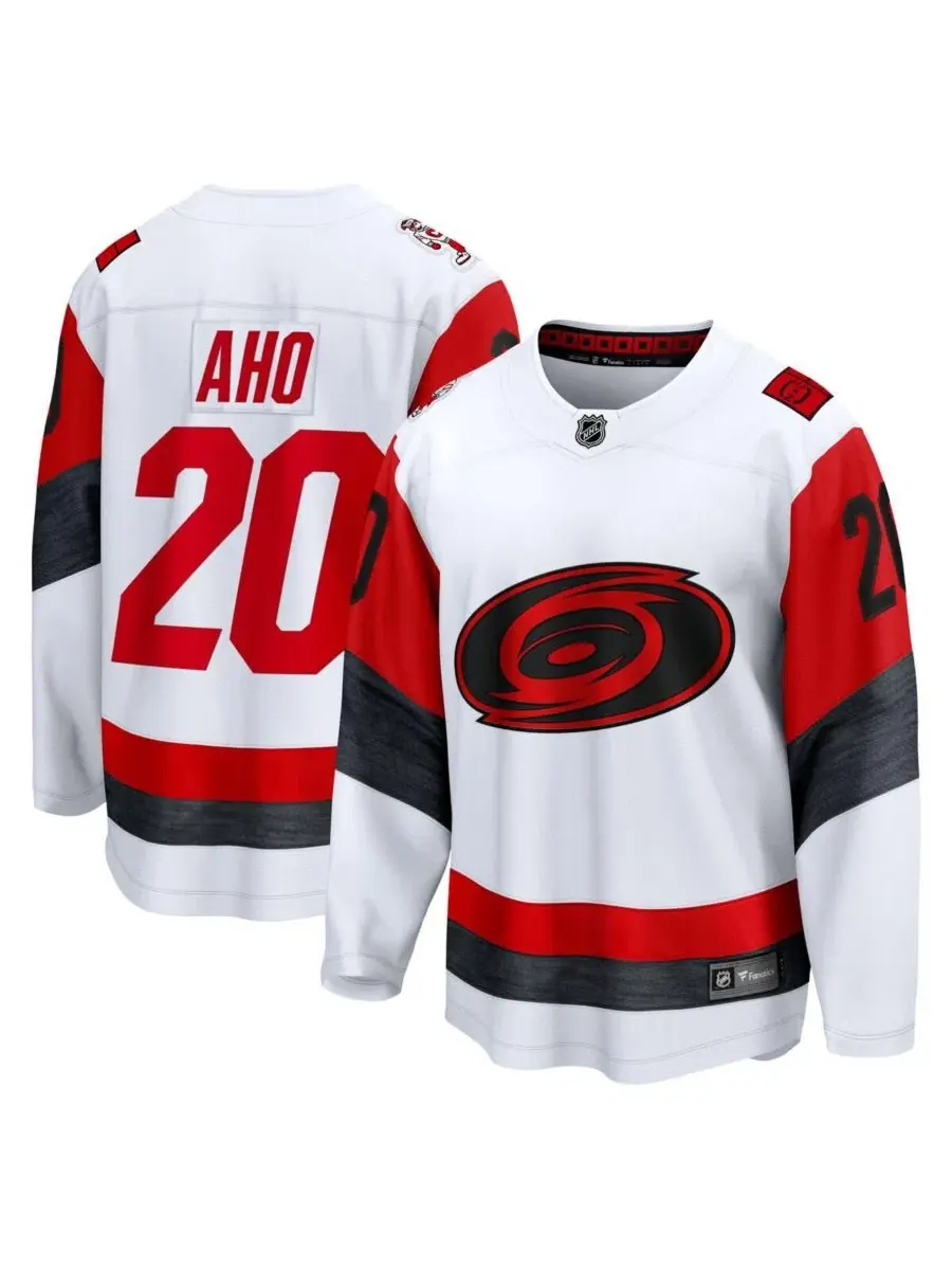 Джерси Sebastian Aho Away Fanatics — изображение 1 из 3, белый