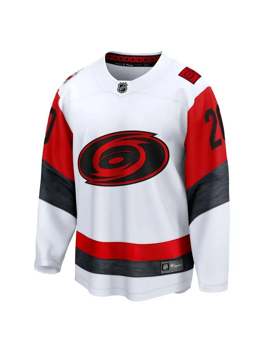 Джерси Sebastian Aho Away Fanatics — изображение 2 из 3, белый