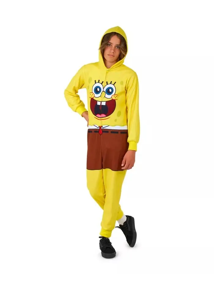 Костюм-комбинезон SpongeBob для больших мальчиков OppoSuits — изображение 1 из 3