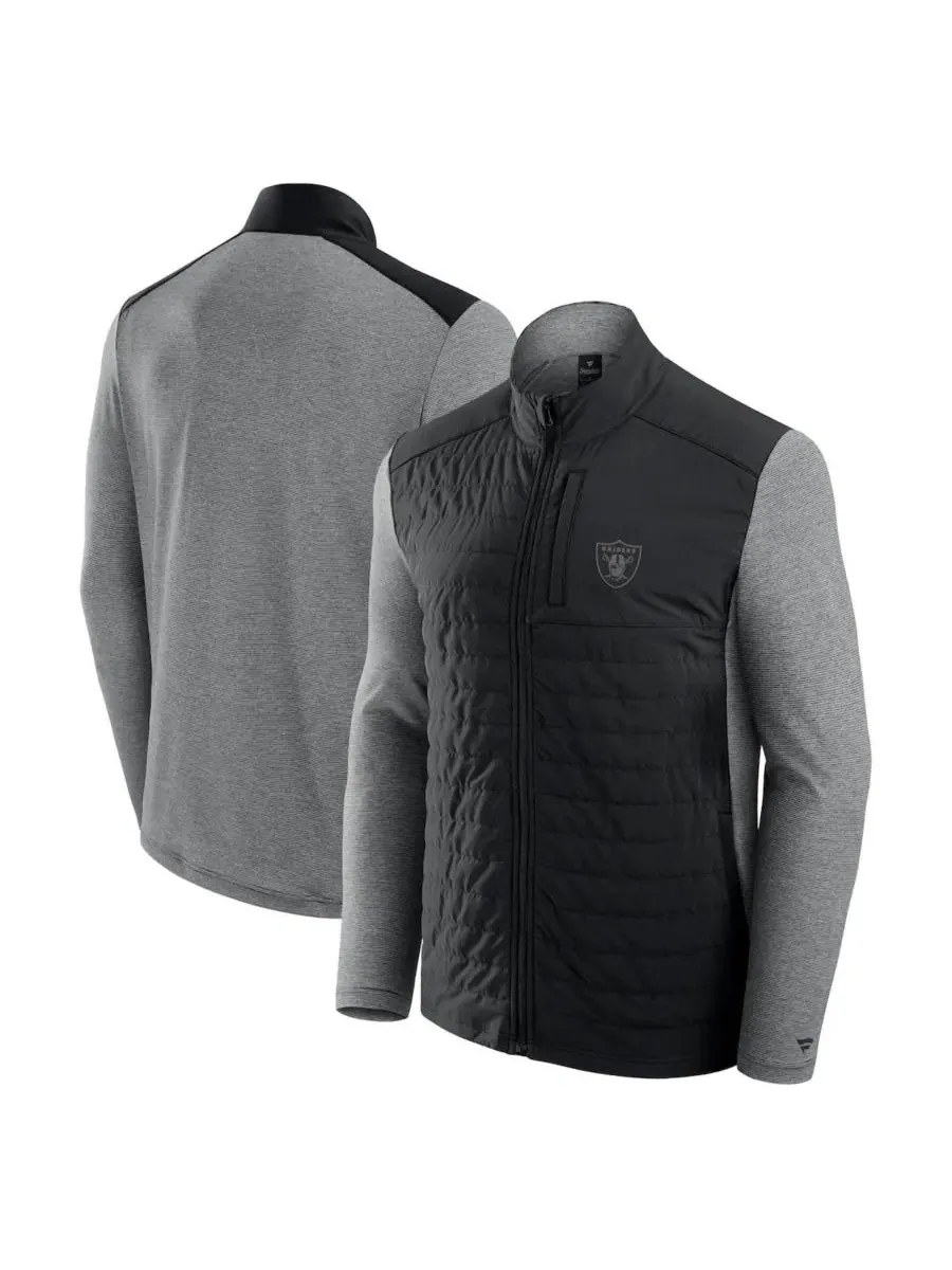 Куртка с молнией Front Office Tonal Fanatics — изображение 1 из 4, черный серый