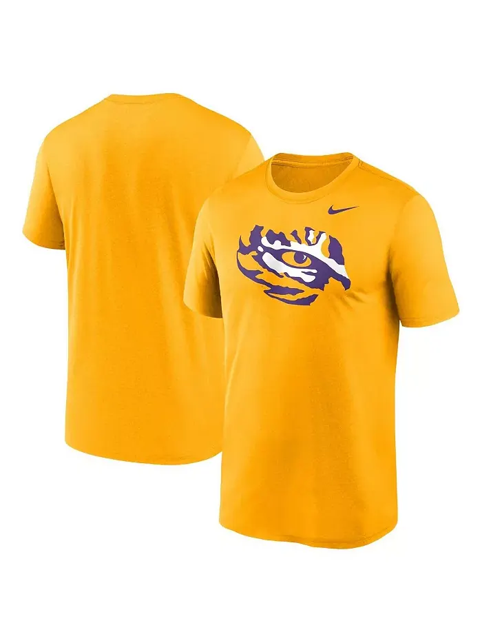 Мужская футболка Gold LSU Tigers Primetime Legend Alternate Logo Nike — изображение 1 из 3
