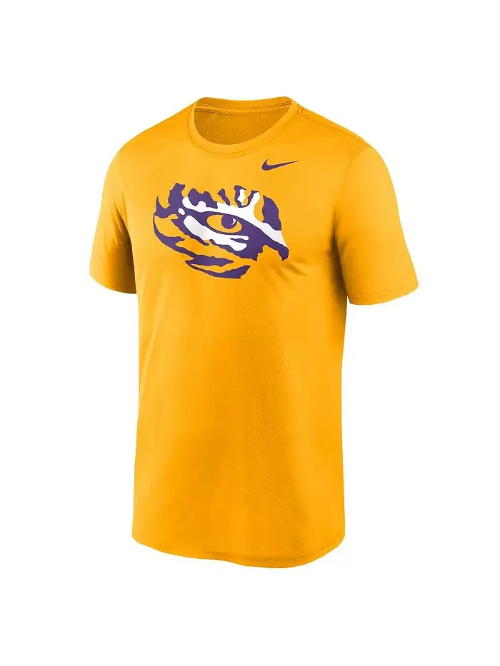 Мужская футболка Gold LSU Tigers Primetime Legend Alternate Logo Nike — изображение 3 из 3