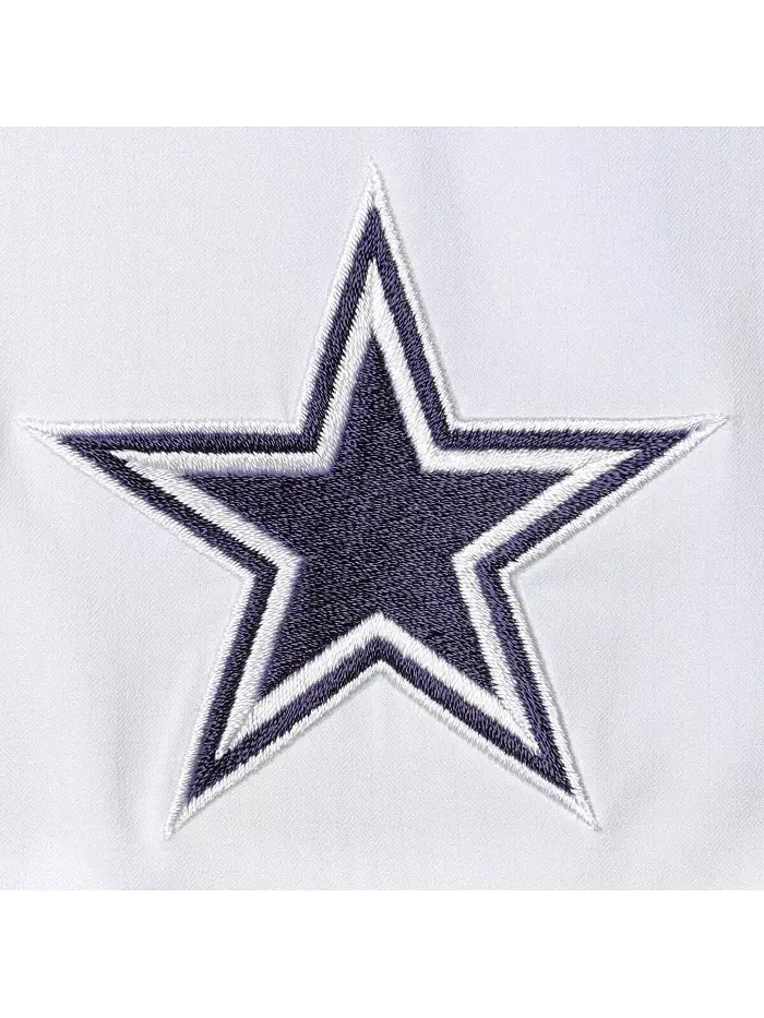 Мужская рубашка на пуговицах PFG White Dallas Cowboys Tamiami Omni-Shade Columbia — изображение 4 из 4