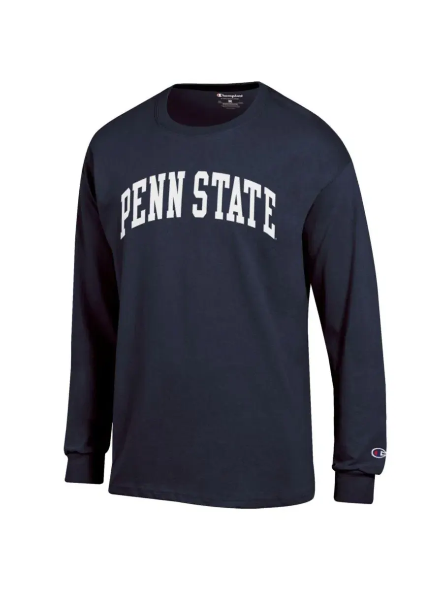 Футболка с длинным рукавом Penn State Nittany Lions Champion — изображение 2 из 3, темно-синий
