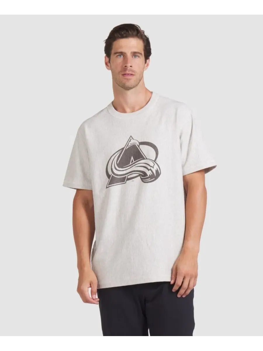 Футболка с принтом Made in Canada Colorado Avalanche Fanatics — изображение 1 из 4, бежевый