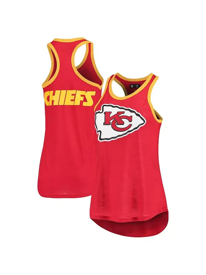 Женская красная майка Kansas City Chiefs Tater G-III 4Her by Carl Banks — изображение 1 из 4