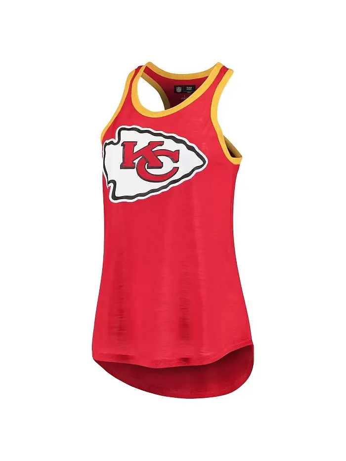 Женская красная майка Kansas City Chiefs Tater G-III 4Her by Carl Banks — изображение 2 из 4