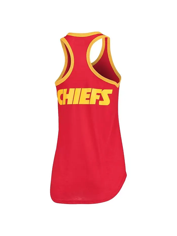 Женская красная майка Kansas City Chiefs Tater G-III 4Her by Carl Banks — изображение 3 из 4