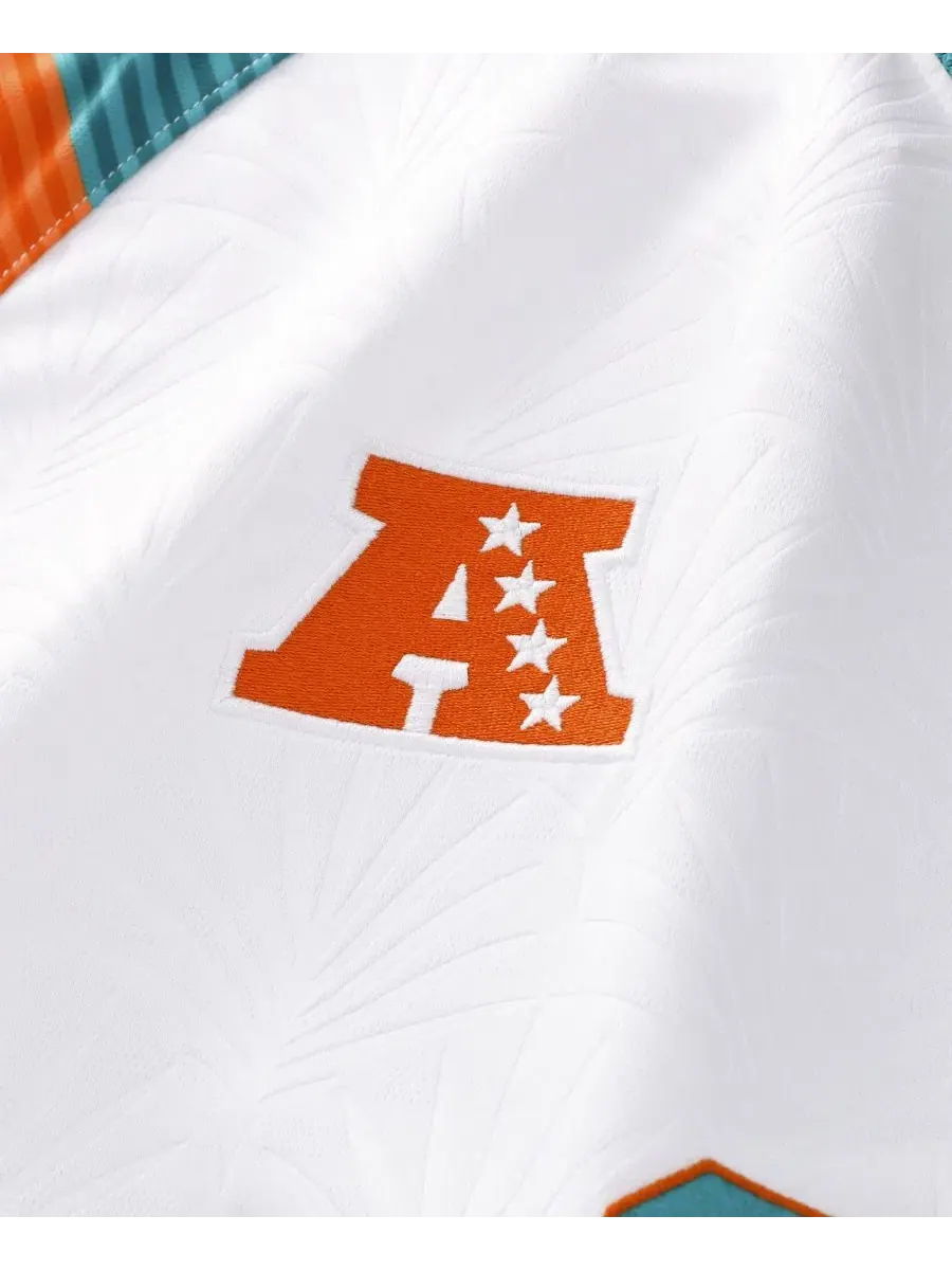 Футболка с V-образным вырезом Miami Dolphins Football x Football Fanatics — изображение 4 из 5, белый