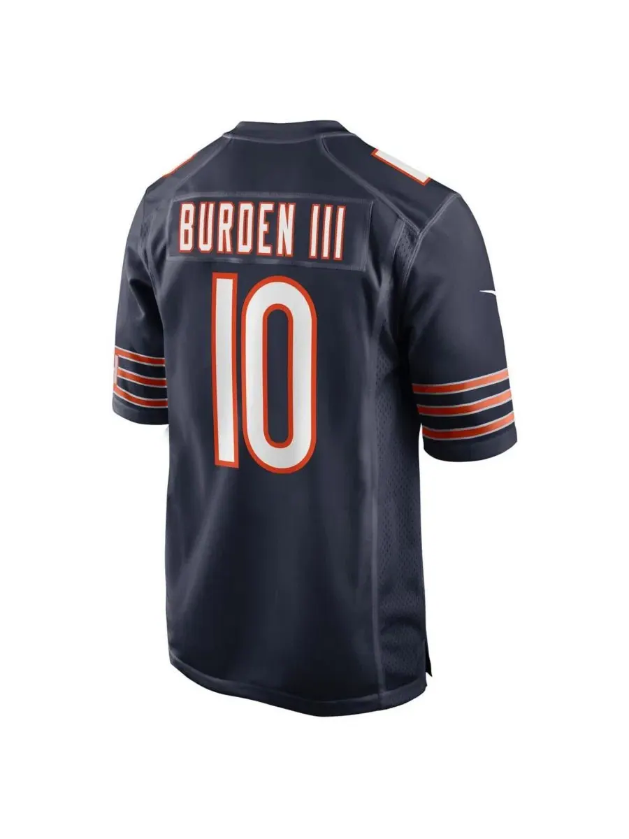 Игровая футболка Nike Luther Burden III Navy Chicago Bears Team Game Jersey — изображение 2 из 3, темно-синий
