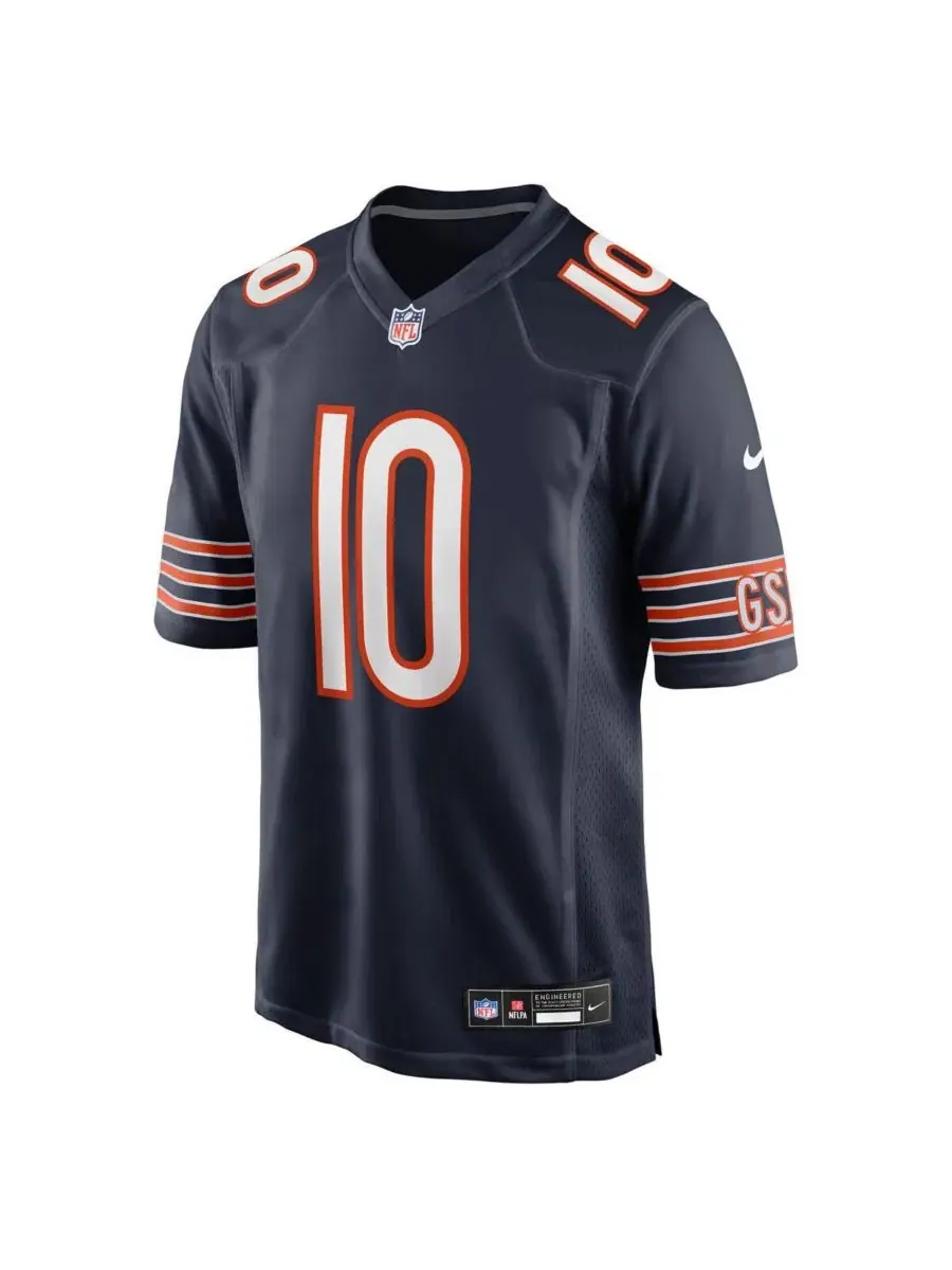 Игровая футболка Nike Luther Burden III Navy Chicago Bears Team Game Jersey — изображение 3 из 3, темно-синий