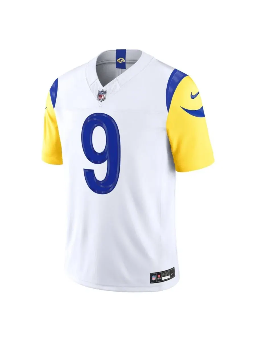 Футболка с длинным рукавом Matthew Stafford Vapor F.U.S.E. Stitched Limited Nike — изображение 8 из 8, белый