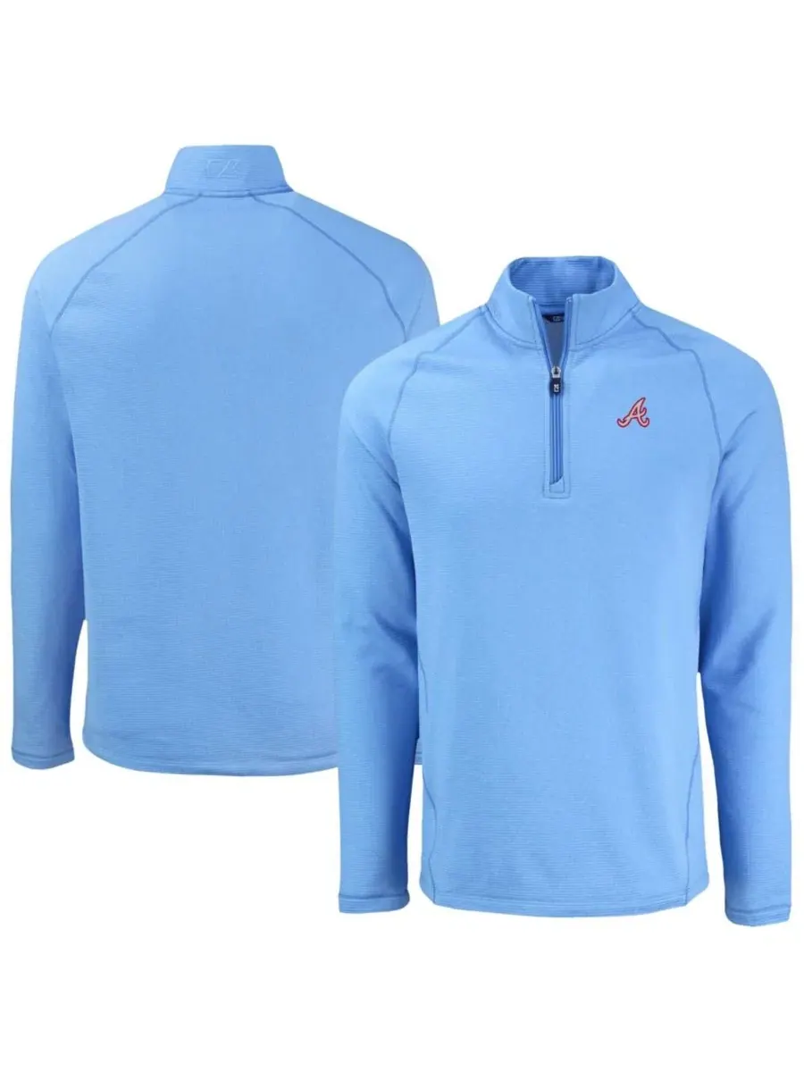 Мужской свитшот с четверть-застежкой Peshastin Eco Fleece Raglan Quarter-Zip Cutter & Buck — изображение 1 из 3
