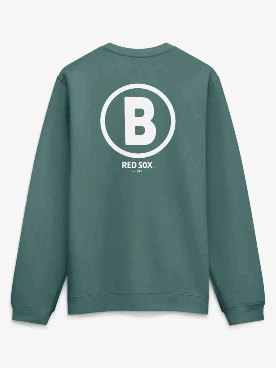 Свитшот мужской с длинным рукавом City Connect Club Nike — изображение 3 из 5, зеленый