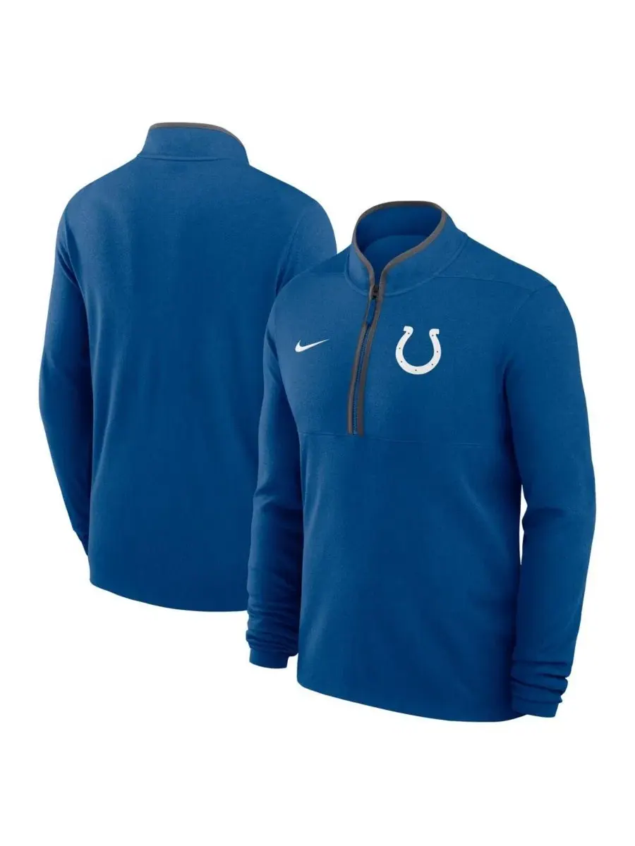 Мужской пуловер Nike с полузастежкой-молнией Dri-FIT — изображение 1 из 3, королевский