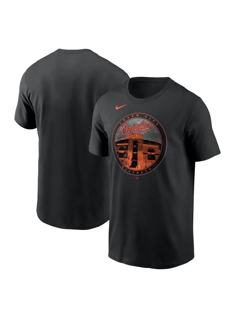 Футболка с коротким рукавом Baltimore Orioles Local Black Nike — изображение 1 из 3, черный