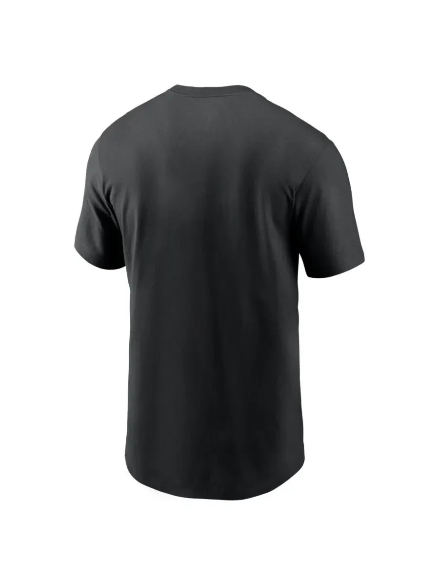 Футболка с принтом Seattle Mariners Alternate Wordmark Nike — изображение 2 из 3, черный