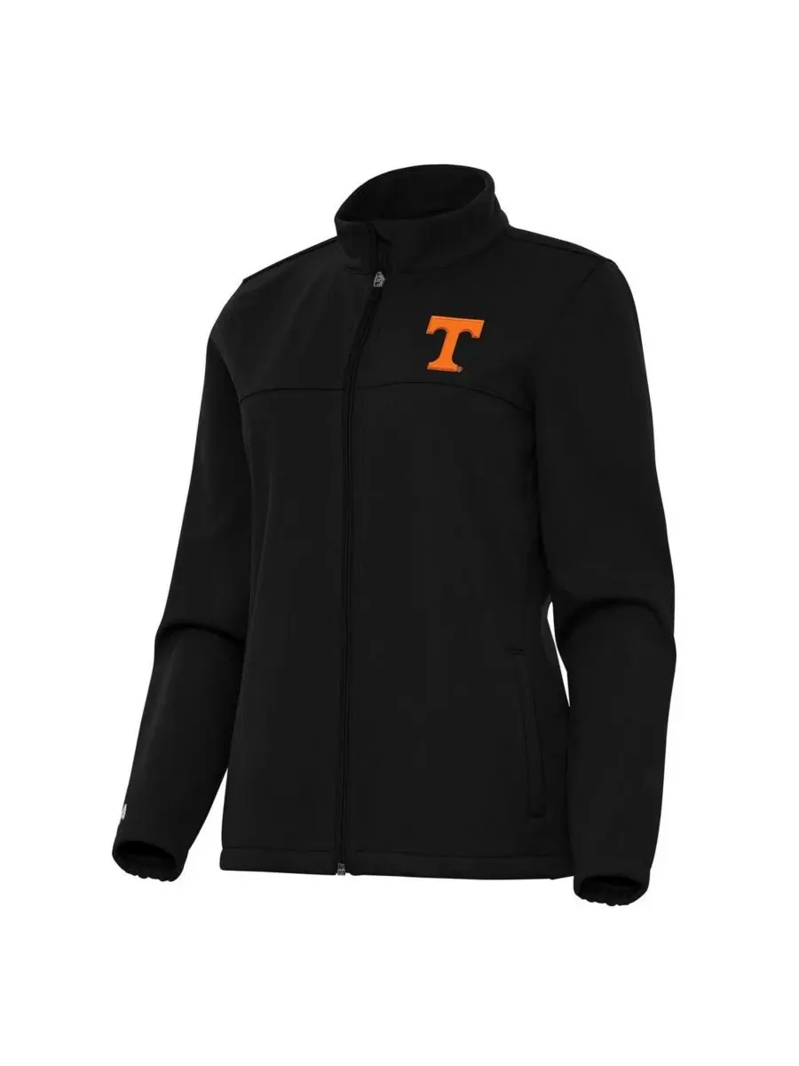 Antigua Женская черная куртка для гольфа Tennessee Volunteers Links 2 на молнии — изображение 1 из 1, черный