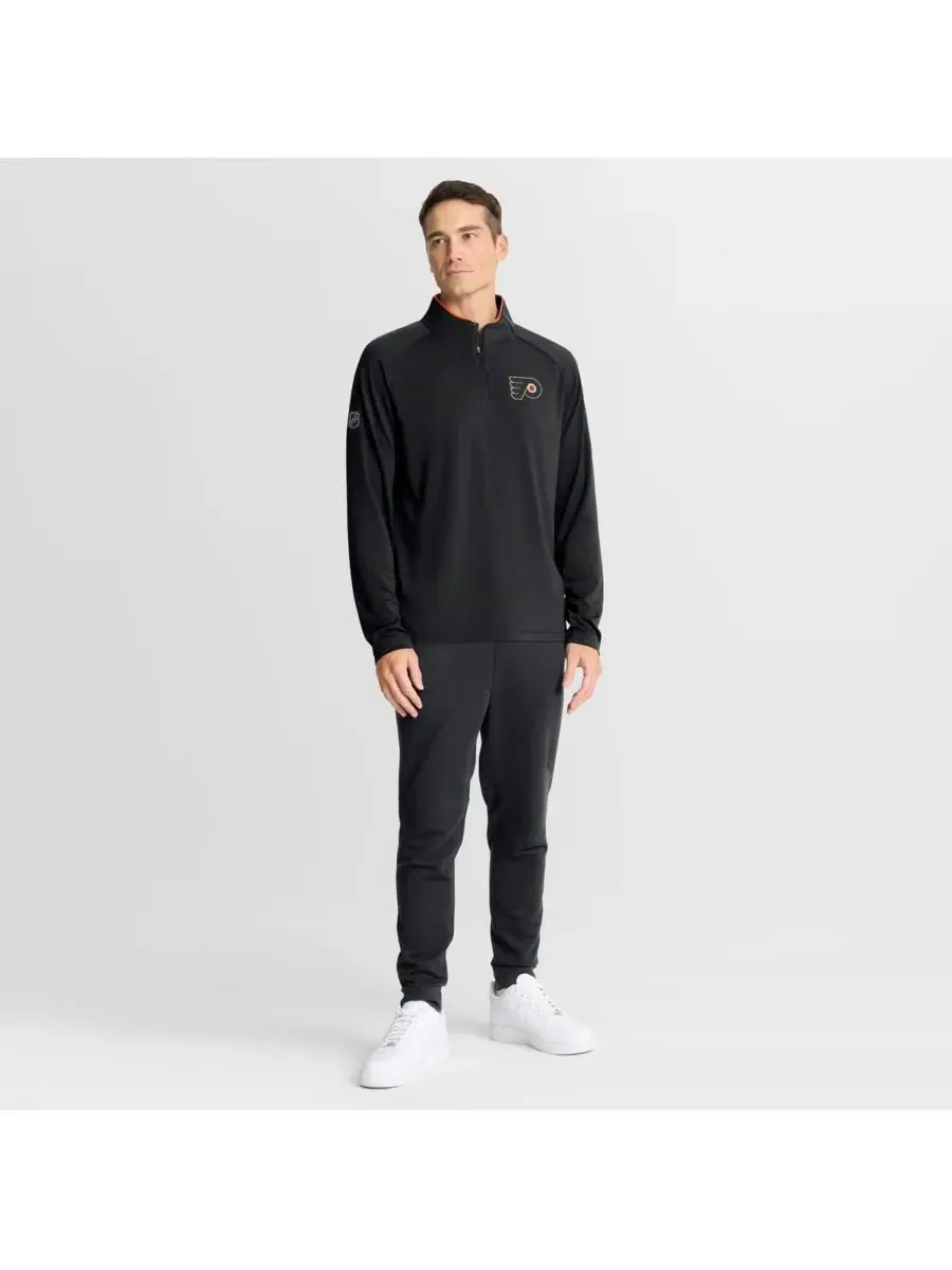 Fanatics Мужская черная толстовка с капюшоном на молнии Philadelphia Flyers Authentic Pro Rink — изображение 3 из 3, черный