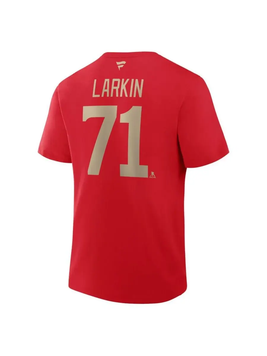 Fanatics Мужская футболка с нашивкой капитана команды Detroit Red Wings, посвященная столетию — изображение 3 из 3, красный
