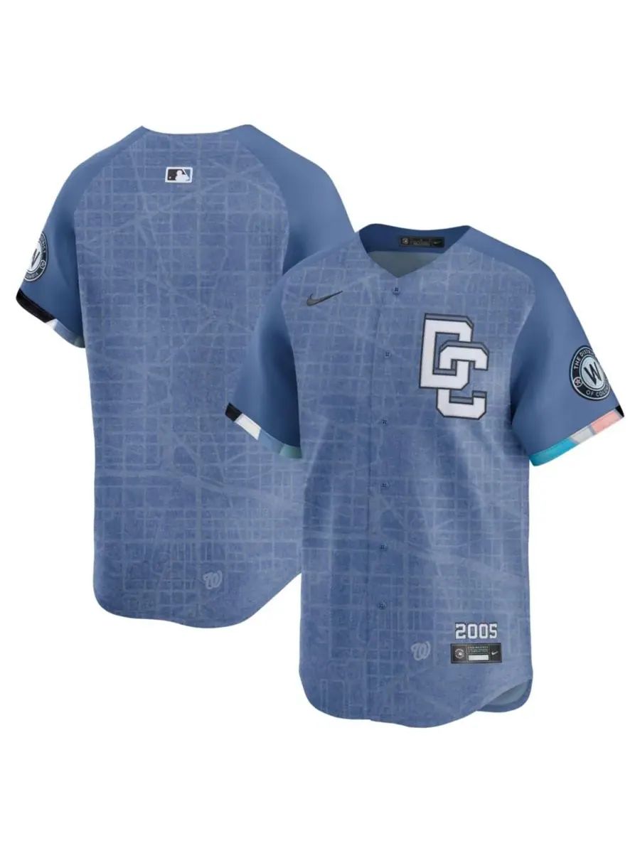 Nike Мужская синяя футболка Washington Nationals 2025 City Connect Limited — изображение 1 из 3, синий